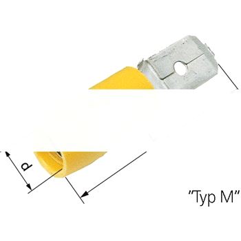 Наконечники FLACHSTECKER L-RB 63 M