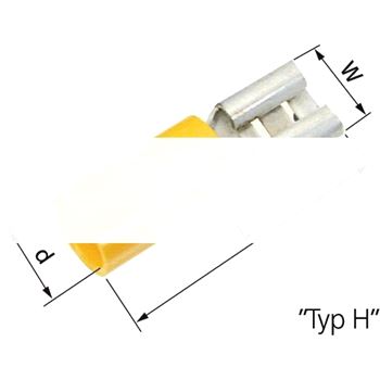 Наконечники FLACHSTECKH?LSE L-RB 63 H