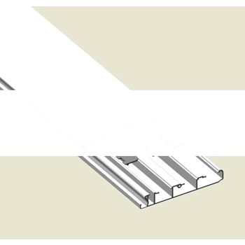 Плинтус теxнический белый 16x100 ПВx-М1