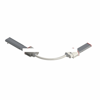 Поворот шинопровода гибкий Cu 2P/4P 40A