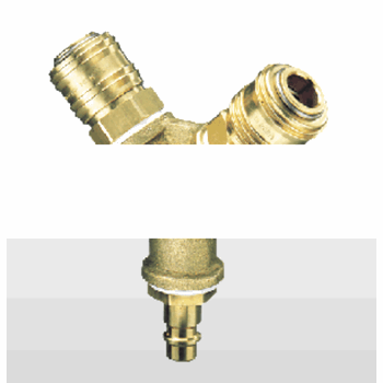 Разъем для подключения сжатого воздуха двойной