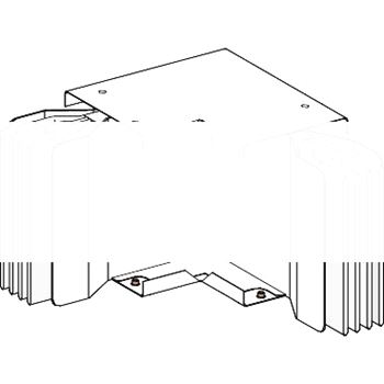СЕКЦИЯ УГЛОВАЯ ПЛАШМЯ N2, 3L+N+PE, Cu, 1600А