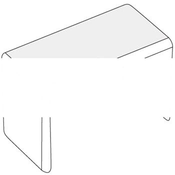 Соединение на стык GM 22x10 коричневый