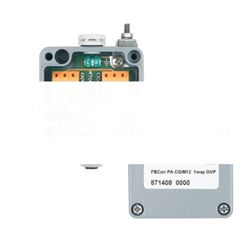 Стандартный концентратор с защитой от перенапряжения FBCon PA CG/M12 1way OVP