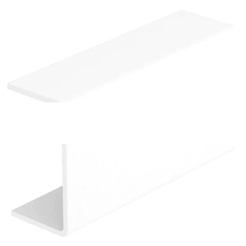 Стыковая накладка кабельного канала WDK 15x27x50 мм (ABS-пластик,белый)
