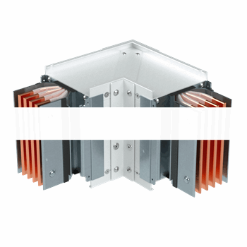 Угол горизонтальный стандартный тип 2 Cu 3P+N+Pe+Fe/2 2500А IP55