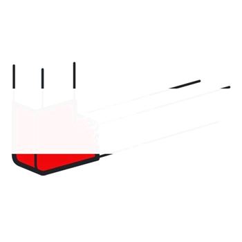 Угол плоский 160x50мм