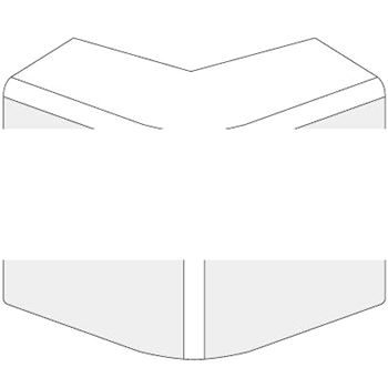 Угол внешний AEM 66x22 In-liner