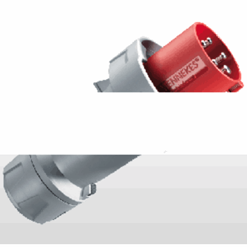 Вилка кабельная 63А 3Р+E IР67 переносная 400В