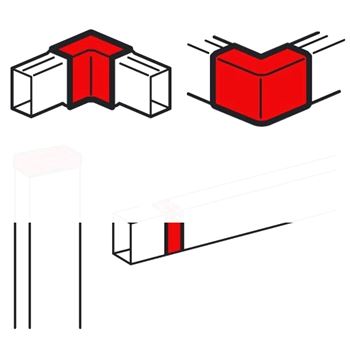 Внутренний и внешний углы/заглушка/накладка на стык 60x40мм