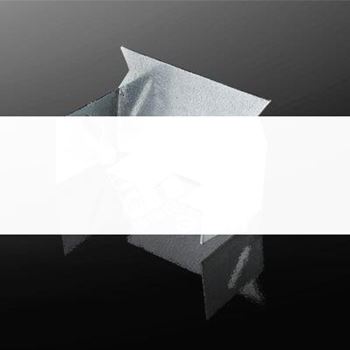 ЗТЛзоц400х100 S=1мм заглушка торцевая для лотка с кругл. замком облегчен. оцинк.