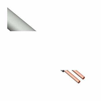 Кабель силовой NYM 2х10 (ок) (N) однопроволочный