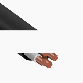 Кабель силовой ВВГ 5х2.5 (N.PE) однопроволочный