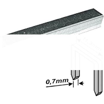 Скоба закаленная Профи узкая прямоугольная ширина 11.3мм 6мм (1000шт)