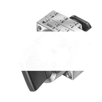 22MM METAL ROUND ACTUATOR: SELECTOR SWITCH MOMENTARY CONTACT TYPE 3 SWITCH POSITIONS I-O-II ILLUMINATED WITH HOLDER CLEAR, S