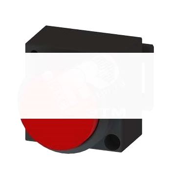 22MM PLASTIC ROUND ACTUATOR: ILLUMINATED PUSHBUTTON WITH RAISED BUTTON ILLUMINABLE INCL. HOLDER ДЛЯ 3 ELEMENTS WITH HOLDER R