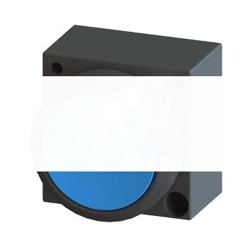 22MM PLASTIC ROUND ACTUATOR: PUSHBUTTON WITH FLAT BUTTON WITH HOLDER BLUE Z= 50 UNITS PACKED