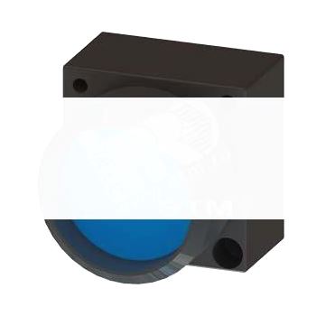 22MM PLASTIC ROUND ACTUATOR: PUSHBUTTON WITH RAISED FRONT RING Z=WITHOUT HOLDER BLUE