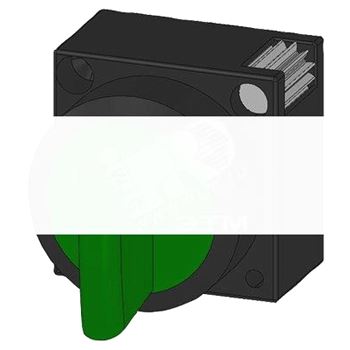 22MM PLASTIC ROUND ACTUATOR: SELECTOR SWITCH 2 SWITCH POSITIONS O-I LATCHING NON-ILLUMINATED Z=WITHOUT HOLDER GREEN