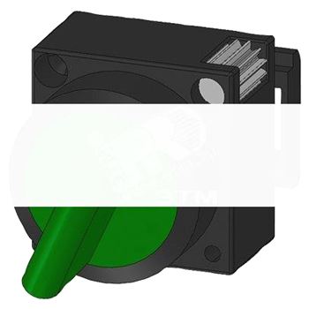 22MM PLASTIC ROUND ACTUATOR: SELECTOR SWITCH MOMENTARY CONTACT TYPE 2 SWITCH POSITIONS O-I ILLUMINATED INCL. HOLDER ДЛЯ 3 EL