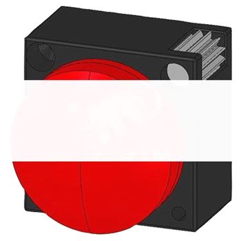 22MM PLASTIC ROUND INDICATOR: INDICATOR LIGHT WITH SMOOTH LENSE ILLUMINABLE Z=WITHOUT HOLDER RED Z= 50 UNITS PACKED