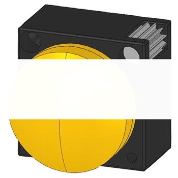 22MM PLASTIC ROUND INDICATOR: INDICATOR LIGHT WITH SMOOTH LENSE ILLUMINABLE Z=WITHOUT HOLDER YELLOW Z= 50 UNITS PACKED