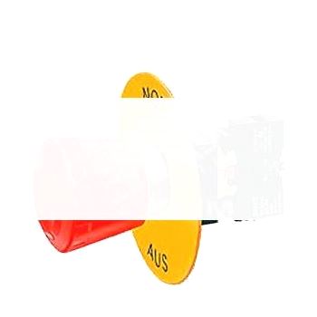 ACCESSORY ДЛЯ 3SB2 YELLOW NAMEPLATE SELF-ADHERENT INSCRIPTION:   NOT-AUS   =   EMERGENCY-STOP