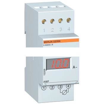 Амперметр цифровой многодиапазонный для подключения через тр.тока 0-5000А
