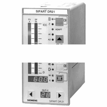 АППАРАТНЫЙ ПИД-РЕГУЛЯТОР. SIPART DR21 72MM*144MM С АНАЛОГОВЫМ И РЕЛЕЙНЫМ УПРАВЛЯЮЩИМИ ВЫХОДАМИ 2 ANALOG INPUTS ДЛЯ ТЕКУЩИХ С