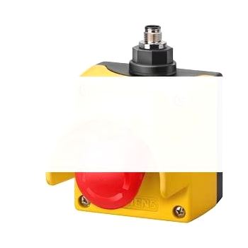 AS-I ENCLOSURE, 22MM PROGRAM 1 COMMAND POSITION METAL VERSION YELLOW ENCLOSURE TOP PART WITH PROTECTIVE COLLAR A=AS-I EME.-S