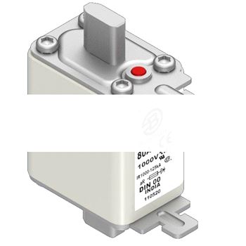 Быстрый предохранитель 100A 1000V DIN 00 AR