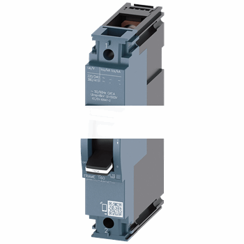 CIRCUIT BREAKER 3VA1 IEC FRAME 160 BREAKING CAPACITY CLASS M ICU=55KA @ 240 V 1-POLE, LINE PROTECTION TM210, FTFM, IN=160A O