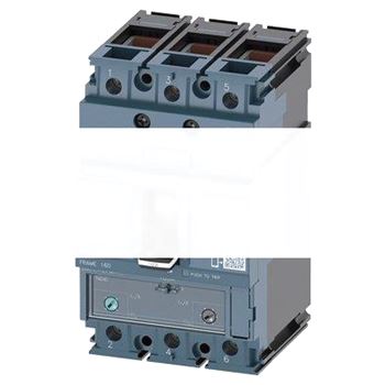 CIRCUIT BREAKER 3VA1 IEC FRAME 160 BREAKING CAPACITY CLASS M ICU=55KA @ 415 V 3-POLE, LINE PROTECTION TM240, ATAM, IN=20A OV