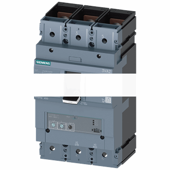 CIRCUIT BREAKER 3VA2 IEC FRAME 400 BREAKING CAPACITY CLASS C ICU=110KA @ 415 V 3-POLE, MOTOR PROTECTION ETU350M, LSI, IN=250