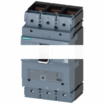 CIRCUIT BREAKER 3VA2 IEC FRAME 630 BREAKING CAPACITY CLASS C ICU=110KA @ 415 V 3-POLE,MOTOR STARTER PROTECTION ETU310M, I, I