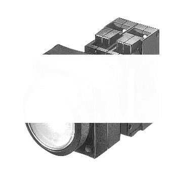 COMPLETE UNIT ROUND ILLUMINATED PUSHBUTTON 1NO + INT. LED UC 24V GREEN WITH SUPPORT SCREW TERMINAL Z=50 UNITS PACKED