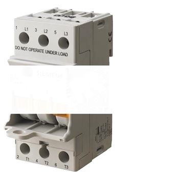 Держатель модульный для цилиндрических предохранителей COMPACT 10X38 690V 32A 3П 45мм для стартера