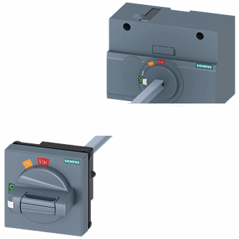 DOOR MOUNTED ROTARY OPERATOR STANDARD IEC IP65 WITH DOOR INTERLOCKING ACCESSORY FOR 3VM 250