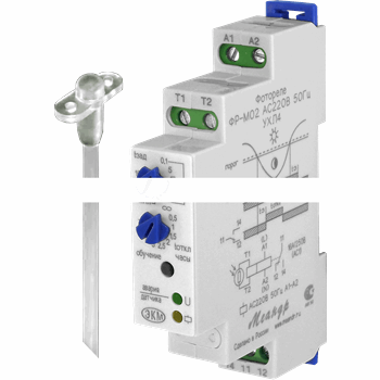 Фотореле ФР-М02 AC230B УХЛ4 с датчиком