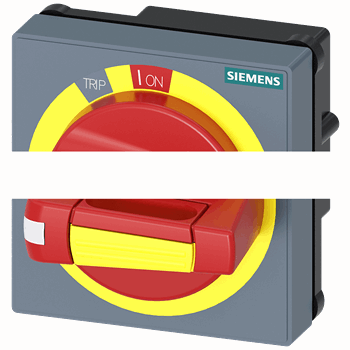 HANDLE WITH MASKING PLATE EMERGENCY WITH TOLERANCE COMPENSATION ACCESSORY FOR: 3VA1/2 100/160/250