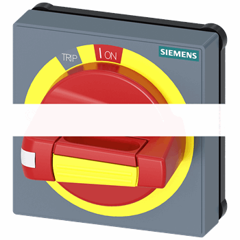 HANDLE WITH MASKING PLATE EMERGENCY WITHOUT TOLERANCE COMPENSATION ACCESSORY FOR: 3VA1/2 100/160/250