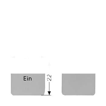 INSCRIPTION PLATE F.3SB3 ENCLOS.PUSHBUTTON UNITS BELEUCHTUNG