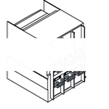 Комплект силовых выводов фиксированной части VR на верхние выводы E4.2 4000A W FP (3 шт) (устанавливаются на заводе)