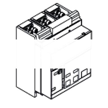 Комплект силовых выводов стационарного выключателя F E1.2 F (3 шт)