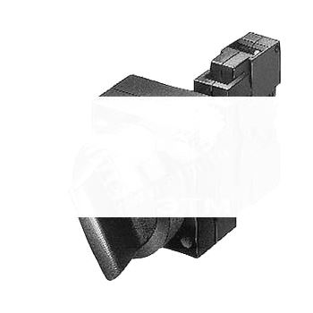 КОМПЛЕКТНОЕ УСТРОЙСТВО,  ROUND HANDLE, I-O-II, LATCHING ACTUATING ANGLE 2 X 50 DEG. BLACK, 1NO, 1NO С ДЕРЖАТЕЛЕМ С ПРУЖИННЫМ