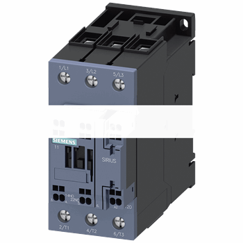 Контактор 3п AC-3 22кВт/400В блок-контакты 1НО+1НЗ US 230 В AC 50/60Гц типоразмер S2 пружинные клеммы RC-элемент