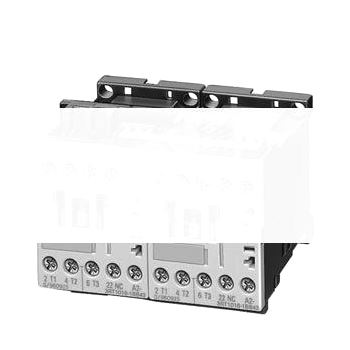 КОНТАКТОР ASSEMBLY ДЛЯ REVERS. AC-3, 4КВТ/400V, 3-POL., FRAMEТИПОРАЗМЕР S00 ВИНТОВЫЕ КЛЕММЫ, AC 110V 50ГЦ/120V 60ГЦ, MECH. I