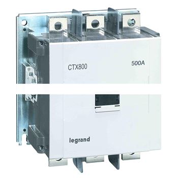 Контактор CTX3  3P 500A 200-240В AC/DCКонтактор CTX3  3P 500A 200-240В AC/DC