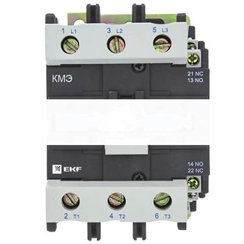 Контактор малогабаритный КМЭ 80А 230В 1NO 1NC Basic