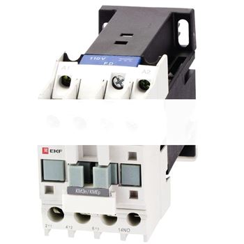 Контактор малогабаритный КМЭп 95А 220В DC 1NO 1NC PROxima